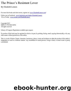 The Prince's Resistant Lover by Elizabeth Lennox