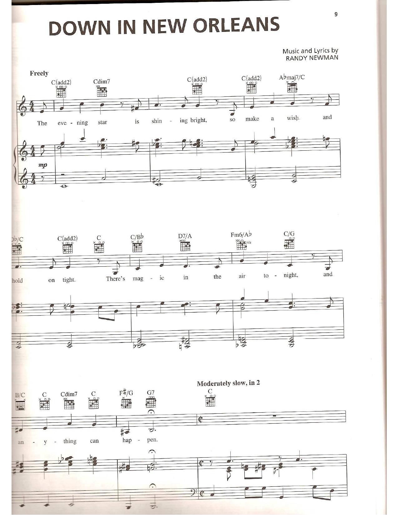 The Princess and the Frog. Easy Piano by Newman R