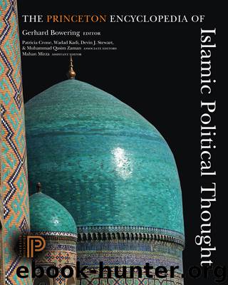 The Princeton Encyclopedia of Islamic Political Thought by Bowering Gerhard; Bulliet Richard; Cook David