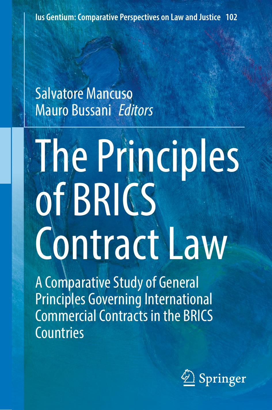 The Principles of BRICS Contract Law A Comparative... by Unknown