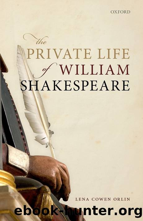 The Private Life of William Shakespeare by Lena Cowen Orlin