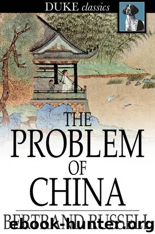 The Problem of China by Bertrand Russell