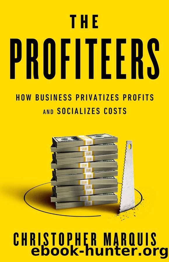 The Profiteers by Christopher Marquis
