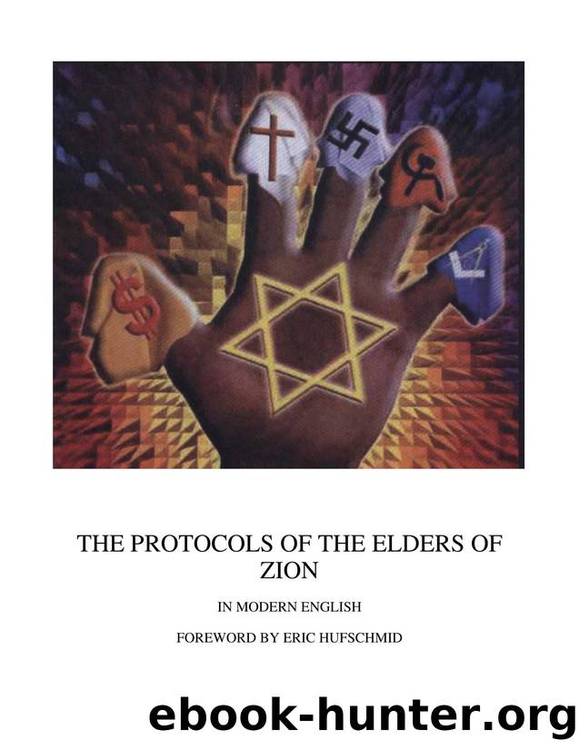 The Protocols of the Elders of Zion in Modern English by Unknown