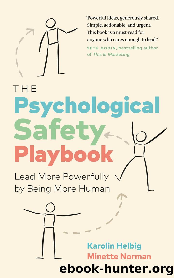 The Psychological Safety Playbook by Karolin Helbig