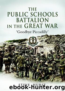 The Public Schools Battalion in the Great War by Steve Hurst