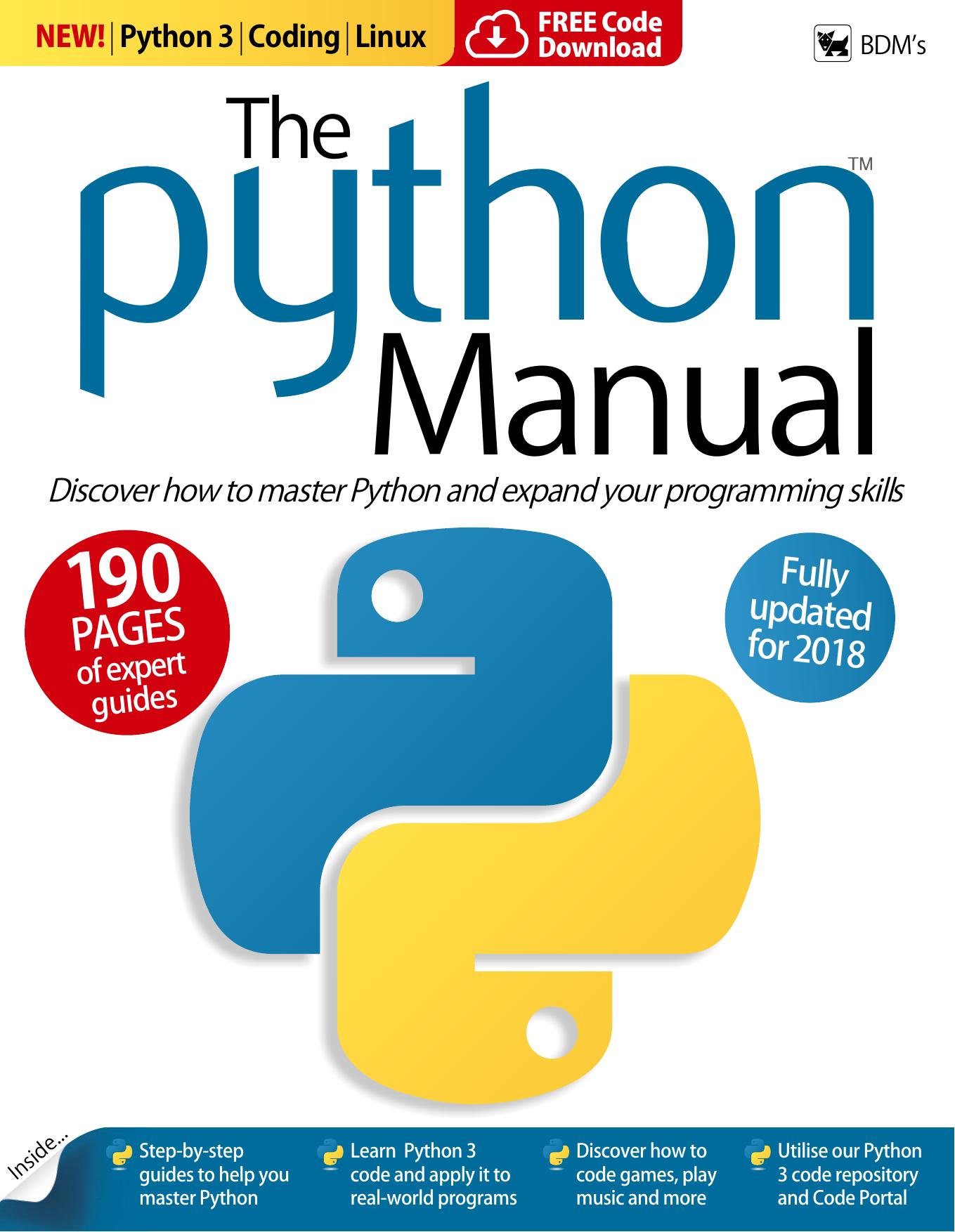 The Python Manual Volume 37: Discover how to master Python and expand your programming skills by Various