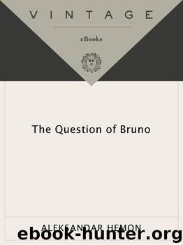 The Question of Bruno by Aleksandar Hemon