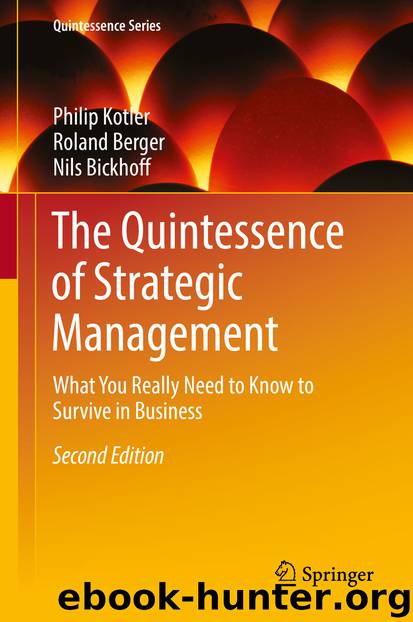 The Quintessence of Strategic Management by Philip Kotler Roland Berger & Nils Bickhoff