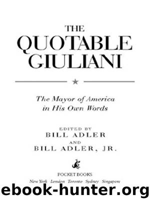 The Quotable Giuliani by Unknown