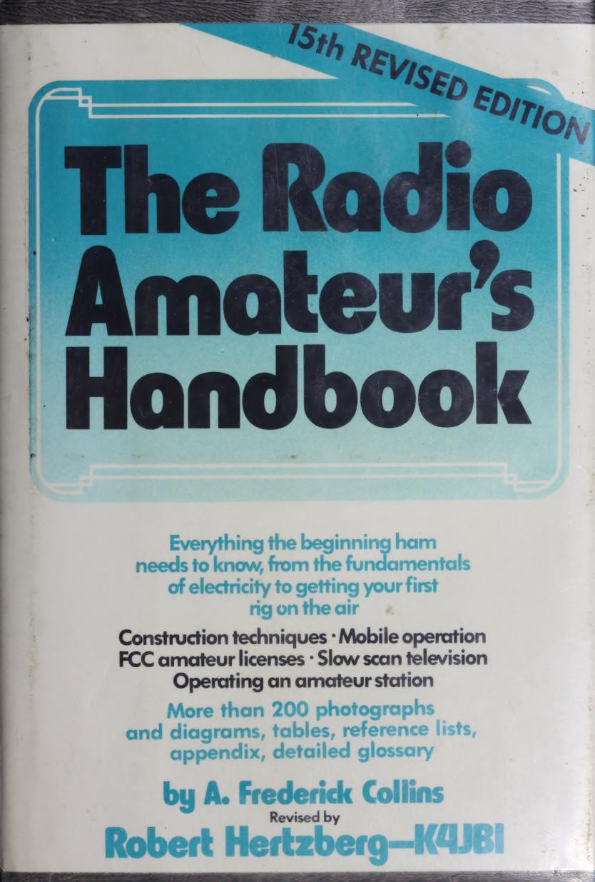 The Radio Amateur's Handbook by A. Frederick Collins Robert Hertzberg