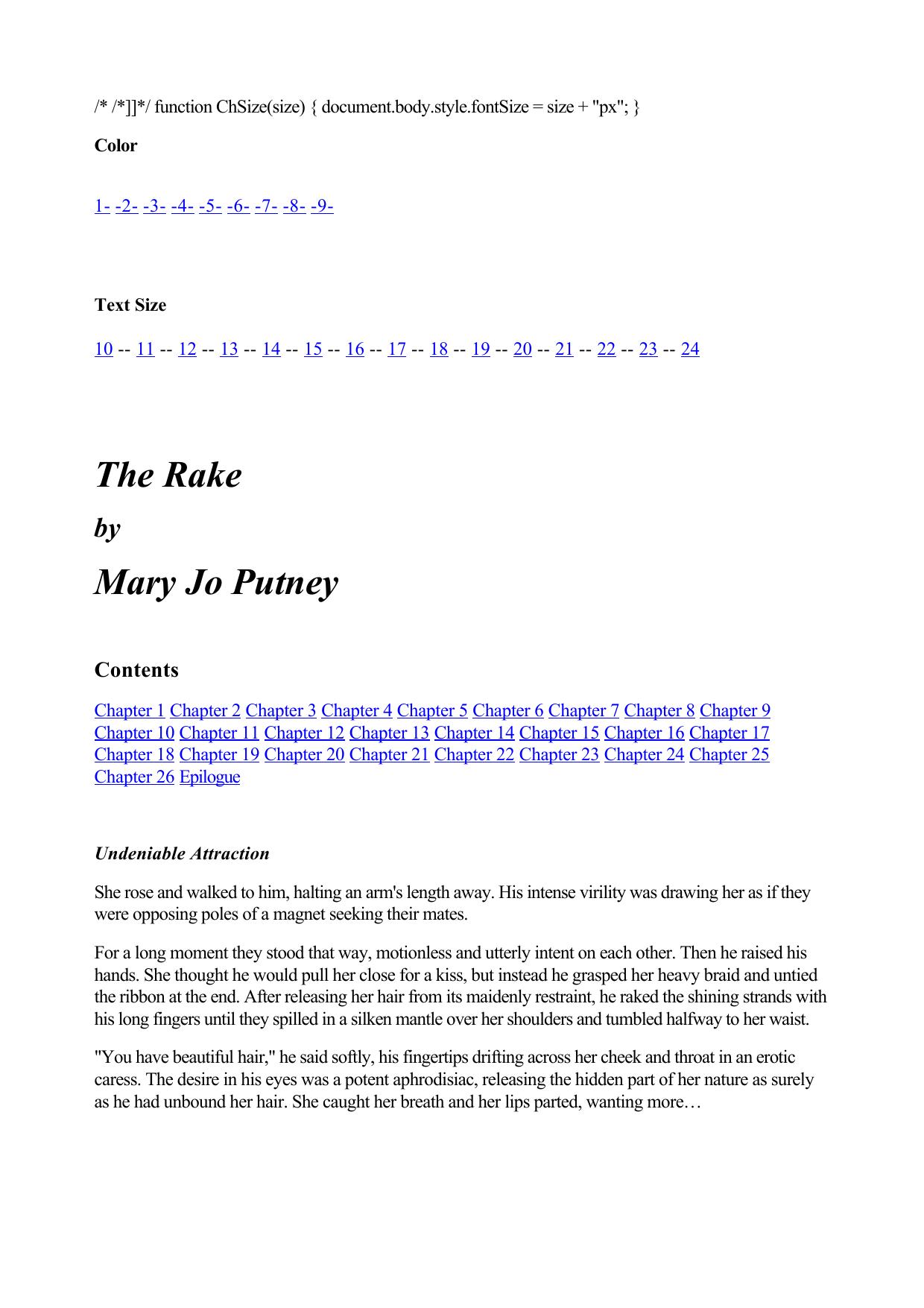 The Rake by Putney Mary Jo