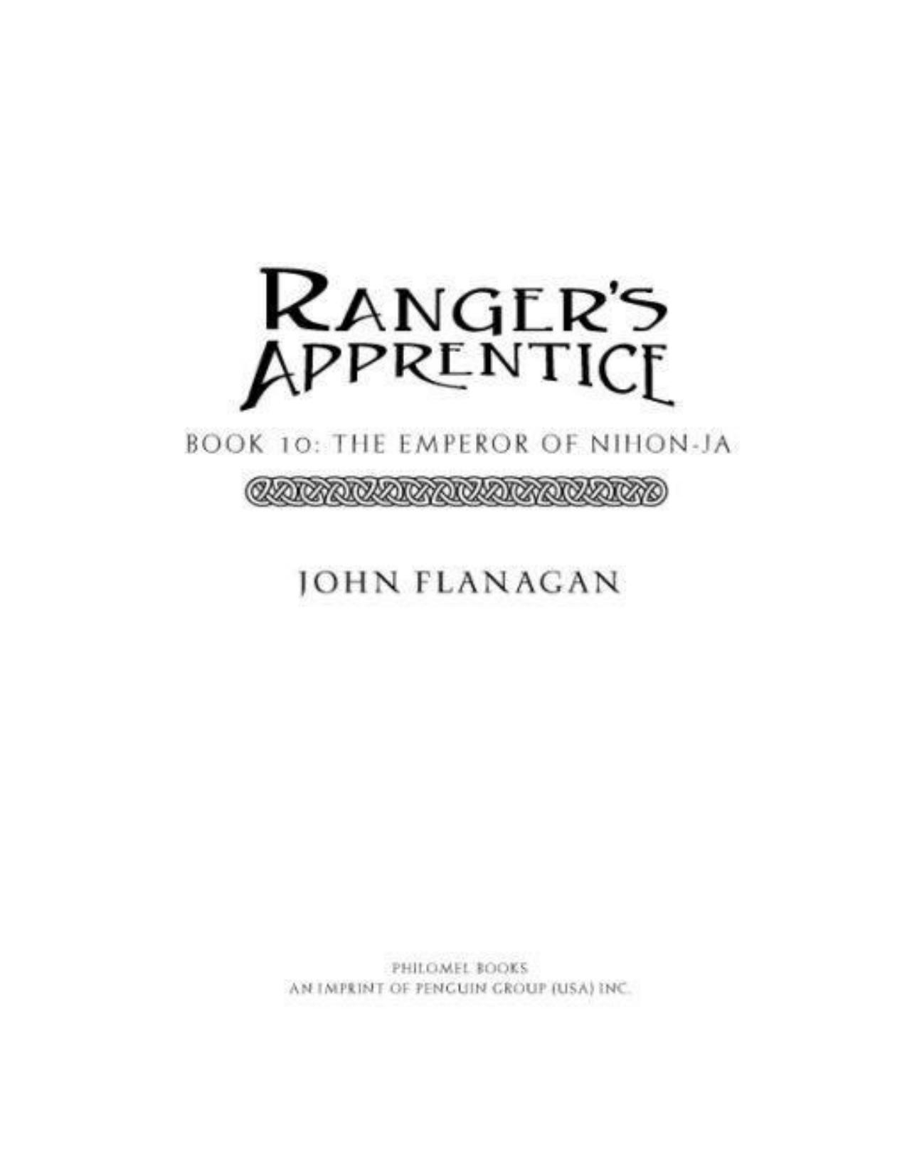 The Ranger's Apprentice, Book 10 by Flanagan John