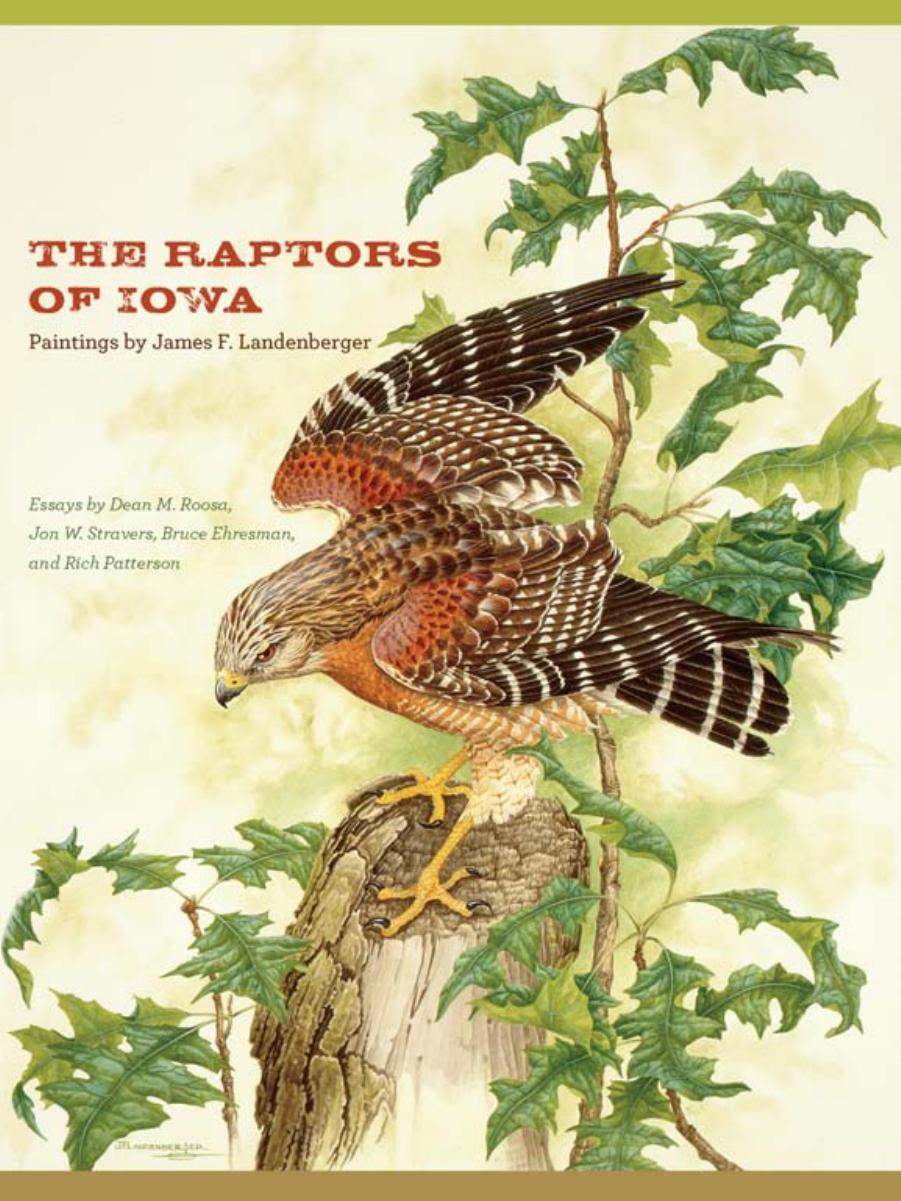 The Raptors of Iowa by James F. Landenberger; Dean M. Roosa; Jon W. Stravers; Bruce Ehresman; Rich Patterson