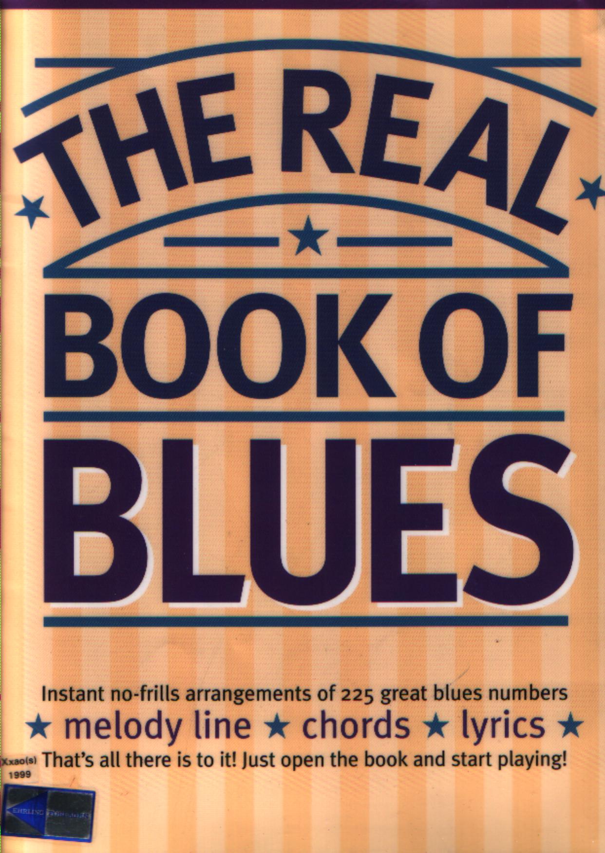 The Real Book Of Blues - 1st Edition by Vol. 1 (Concert C)