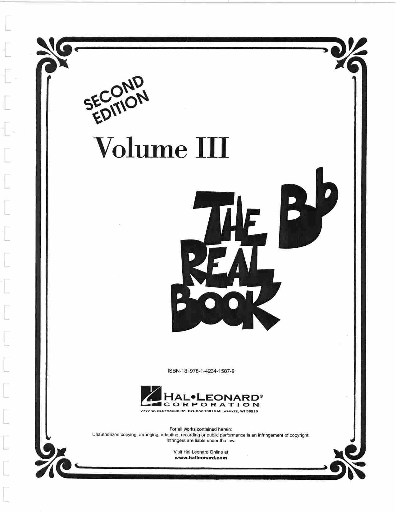 The Real Book Vol 3, 2e.pdf by John W. Coltrane