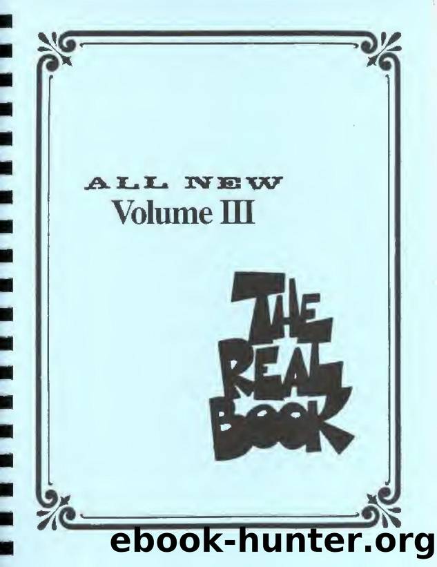 The Real Book volume 3 by Unknown