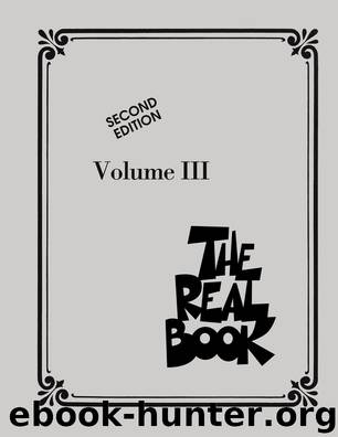 The Real Book--Volume III (Songbook) by Hal Leonard Corp. & Liz Beloff