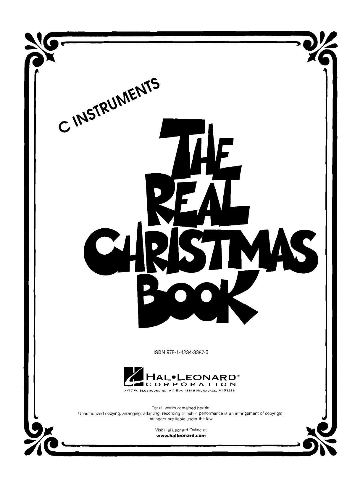 The Real Christmas Book C Edition by Unknown