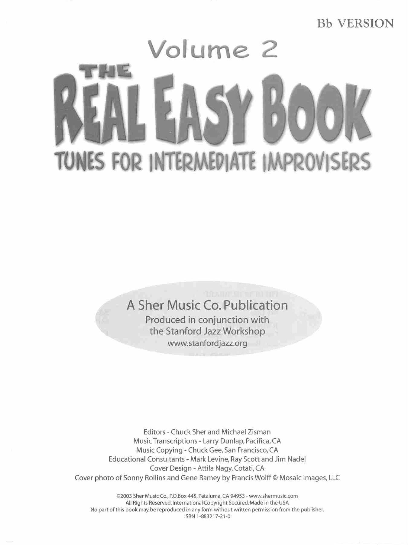 The Real Easy Book Vol 2 in Bb.pdf by John W. Coltrane