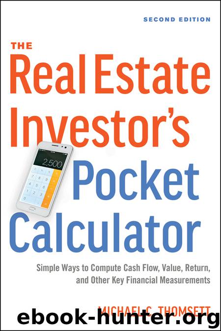 The Real Estate Investor's Pocket Calculator by Michael C. Thomsett