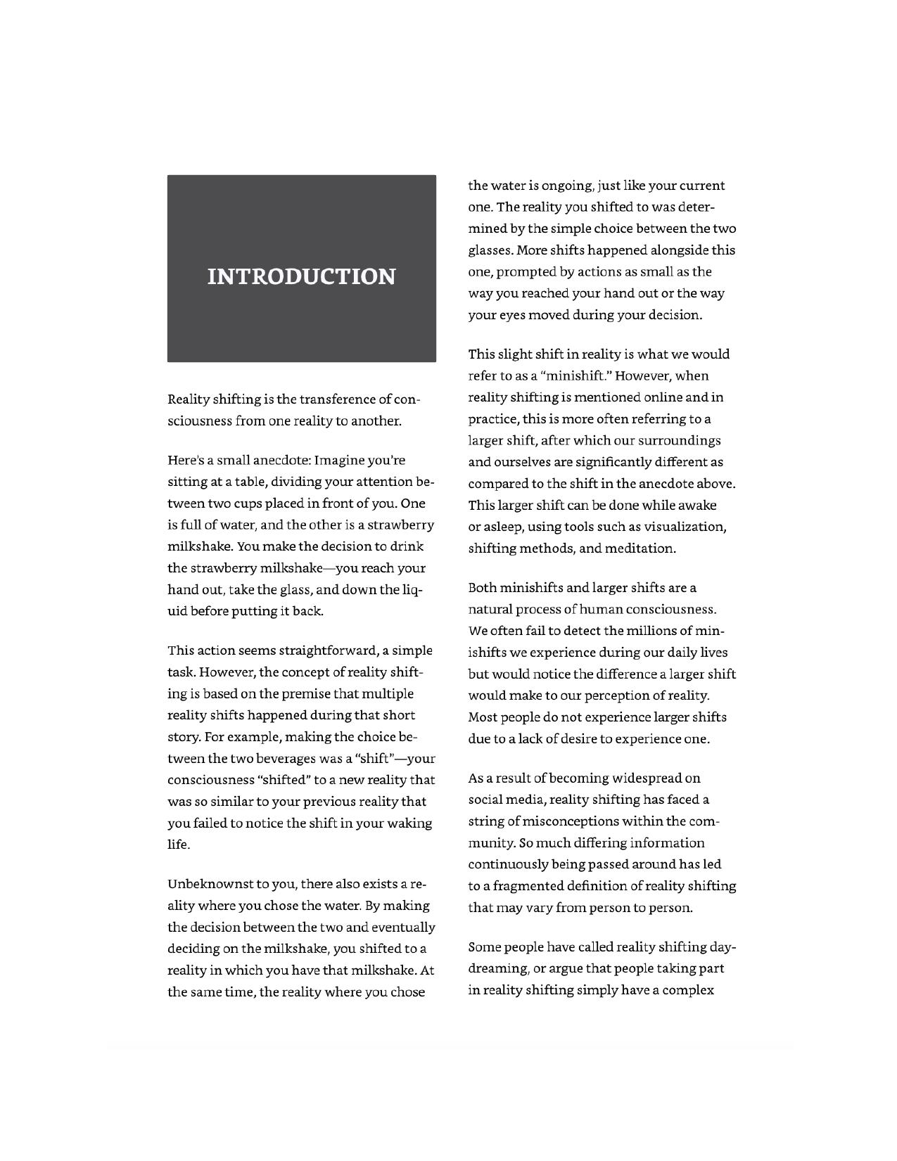 The Reality Shifting Handbook by Mari Sei