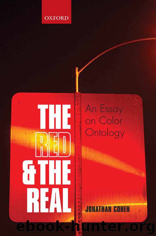 The Red and the Real by Cohen Jonathan;