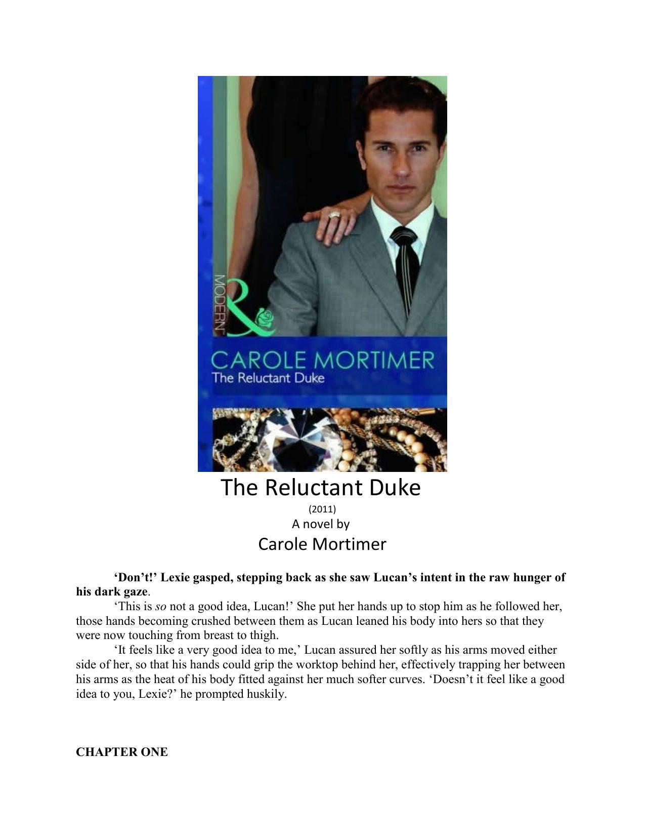 The Reluctant Duke by Carole Mortimer