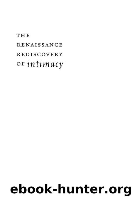 The Renaissance Rediscovery of Intimacy by Kathy Eden