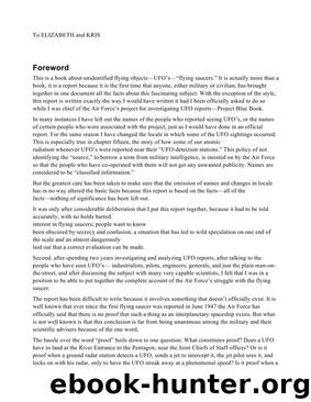 The Report on Unidentified Flying Objects, by Edward by Edward J. Ruppelt
