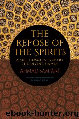 The Repose of the Spirits by Samani Ahmad ibn Mansur;Chittick William C.;