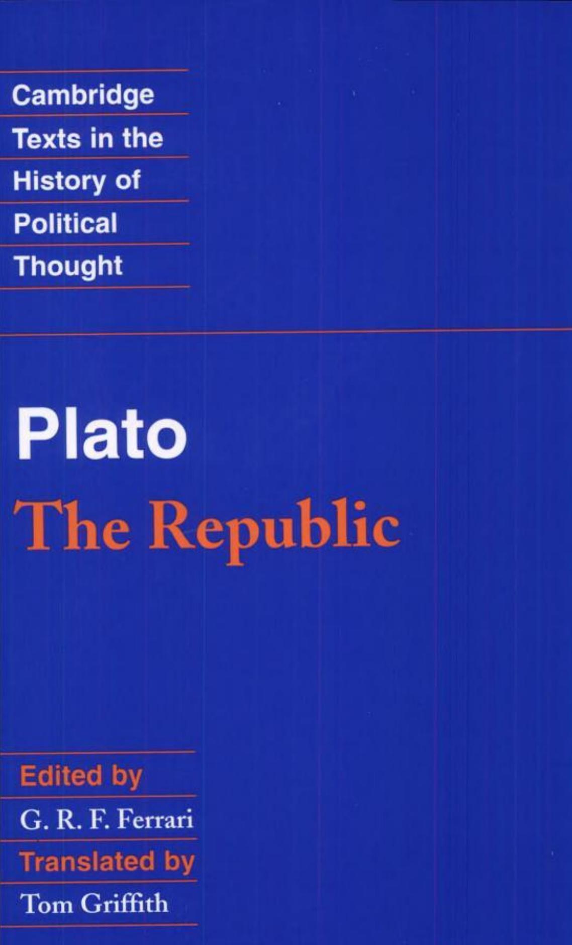 The Republic (ed. Ferrari) by Plato