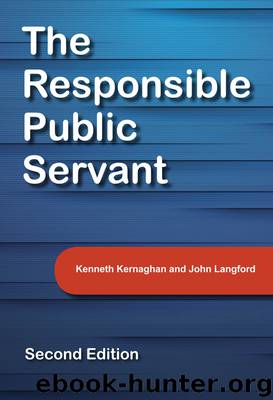 The Responsible Public Servant by Langford John Kernaghan Kenneth