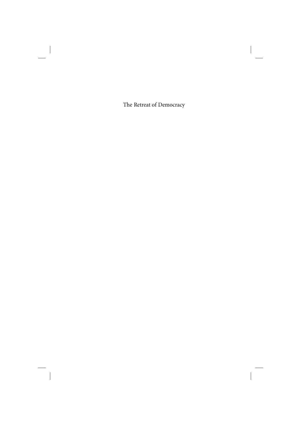 The Retreat of Democracy and Other Itinerant Essays on Globalization, Economics, and India by Kaushik Basu