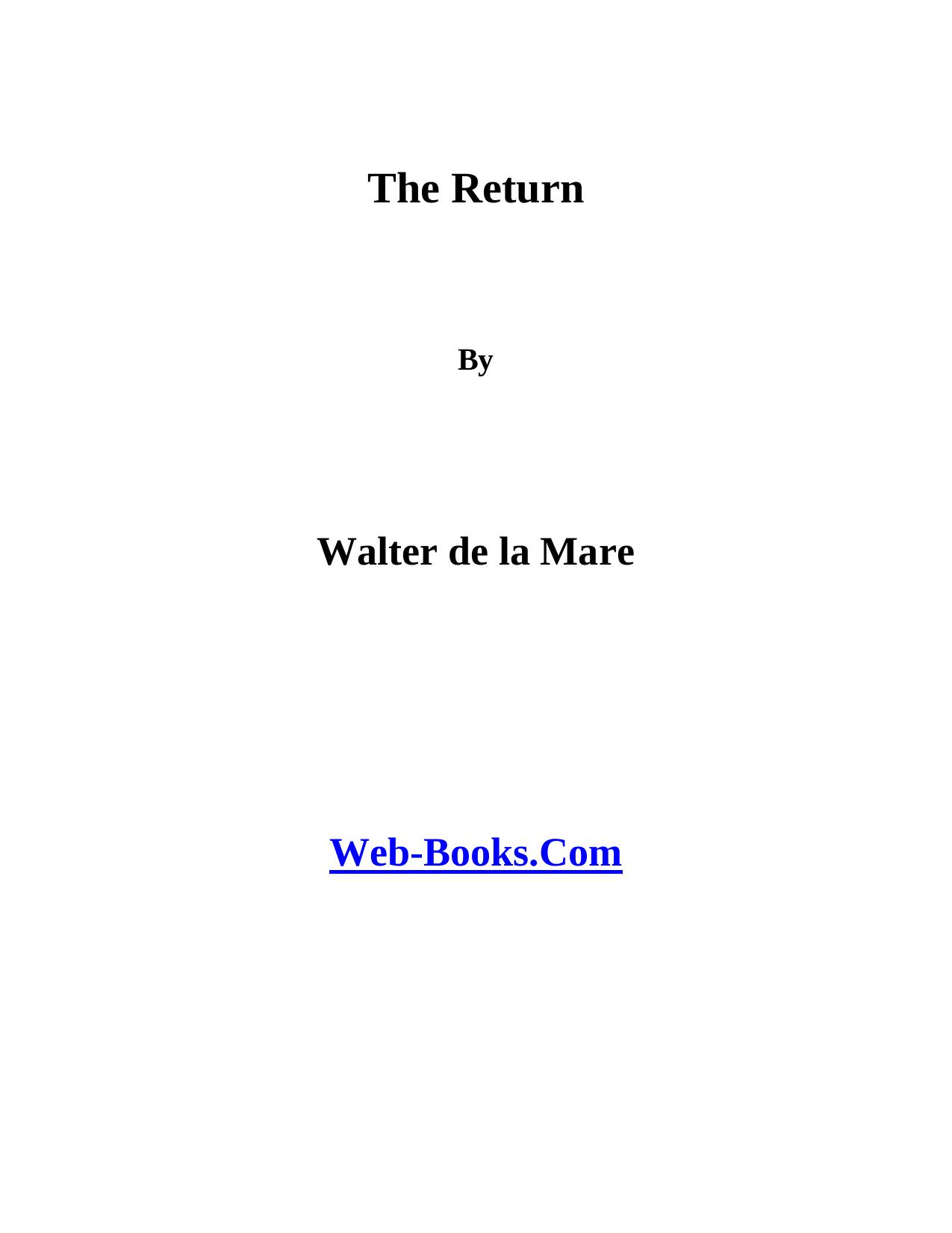 The Return by Administrator
