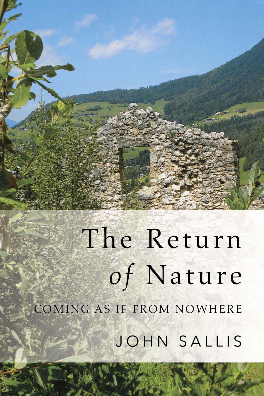 The Return of Nature: On the Beyond of Sense by John Sallis