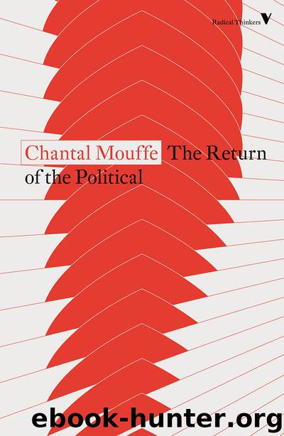 The Return of the Political by Chantal Mouffe
