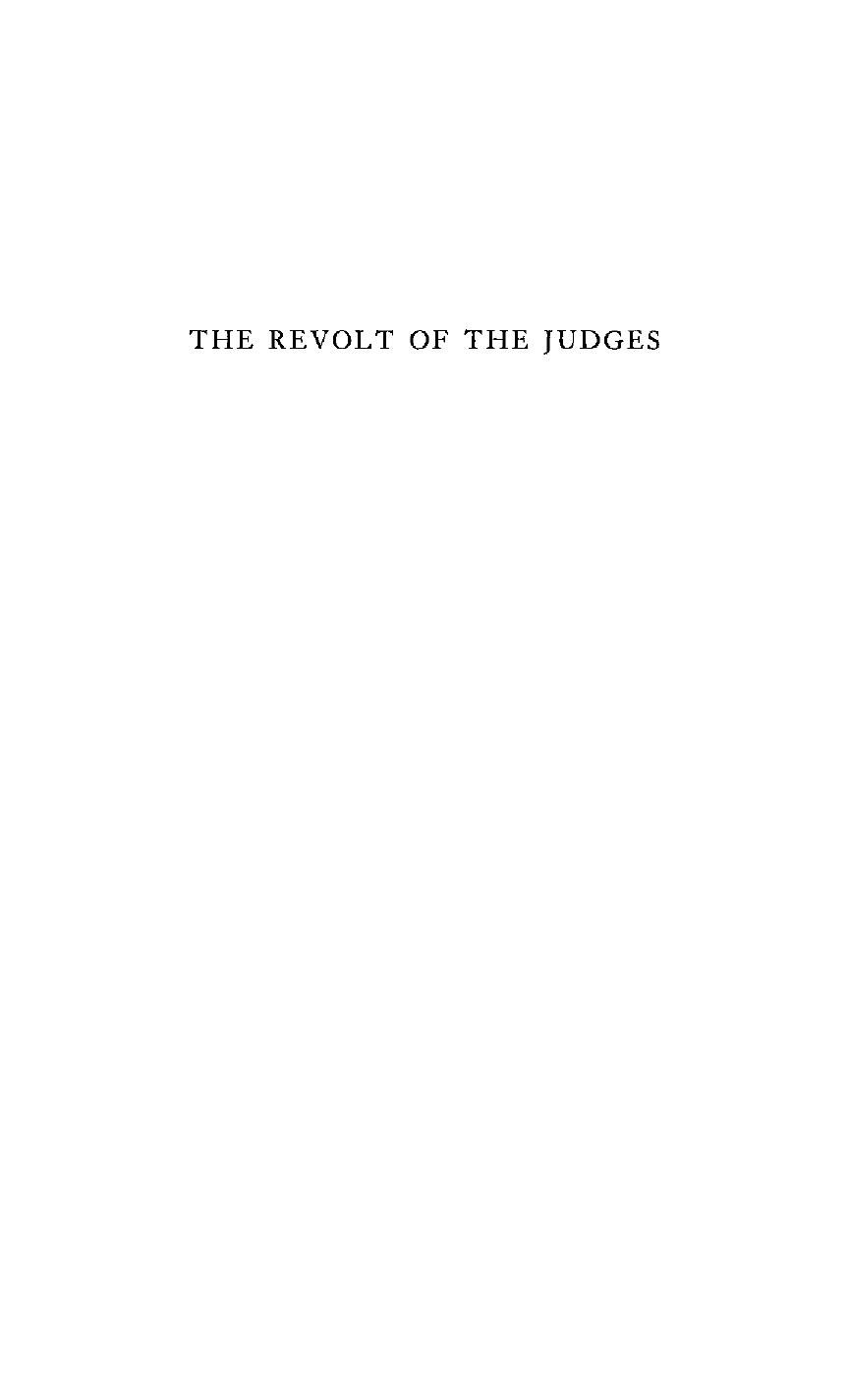 The Revolt of the Judges: The Parlement of Paris and the Fronde, 1643-1652 by A. Lloyd Moote
