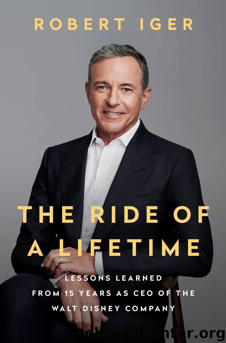 The Ride of a Lifetime by Robert Iger;