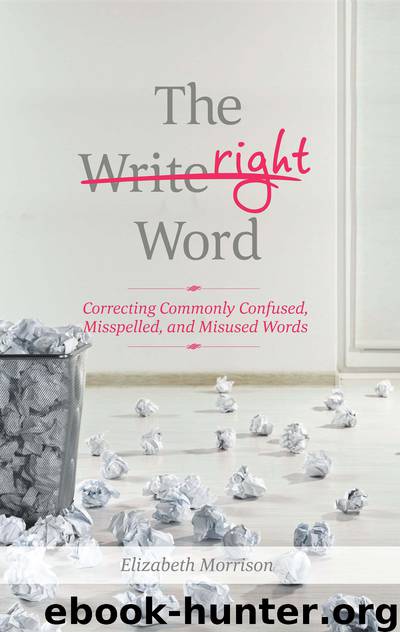 The Right Word by Elizabeth Morrison