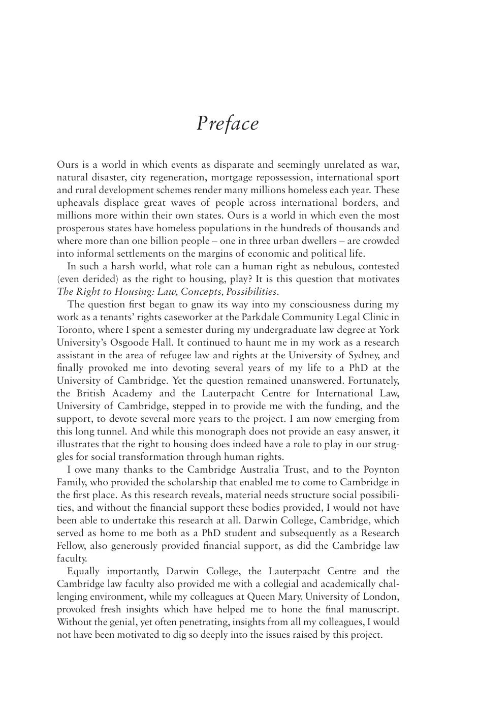 The Right to Housing: Law, Concepts, Possibilities by Jessie Hohmann
