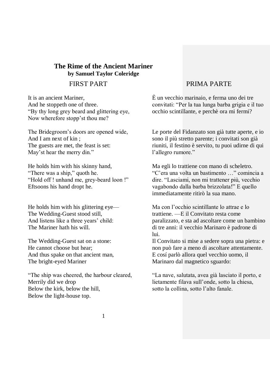 The Rime of the Ancient Mariner by XX
