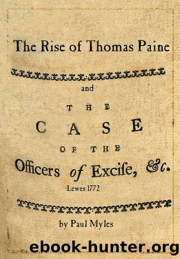 The Rise of Thomas Paine by Paul Myles