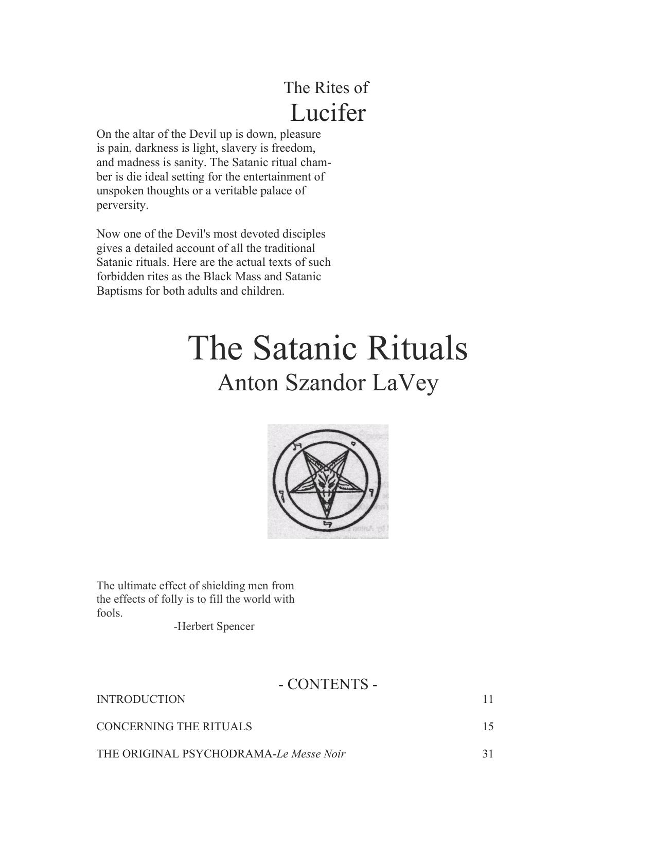 The Rites of Lucifer by Nikolaos Stergiannis Ph.D. (Mechanical Engineering)