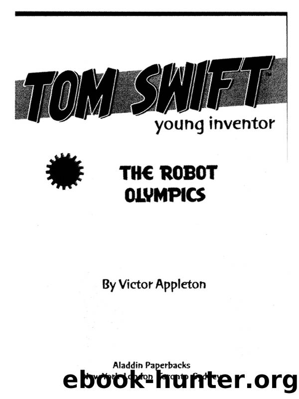 The Robot Olympics by Victor Appleton