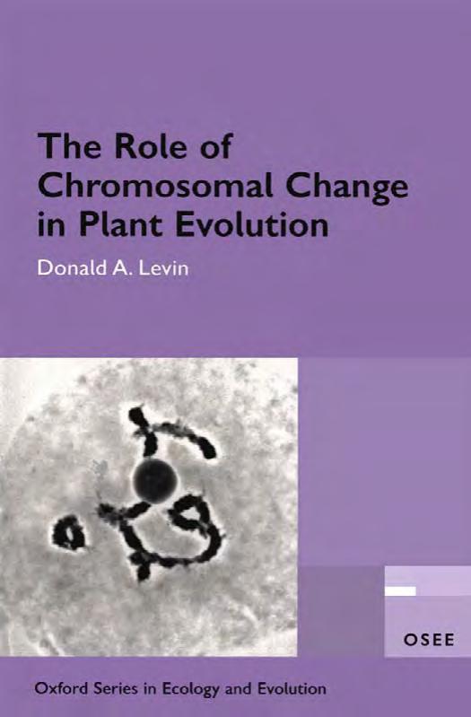 The Role of Chromosomal Change in Plant Evolution (Oxford Series in Ecology and Evolution) by Donald A. Levin