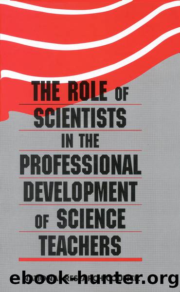 The Role of Scientists in the Professional Development of Science Teachers by Committee on Biology Teacher Inservice Programs