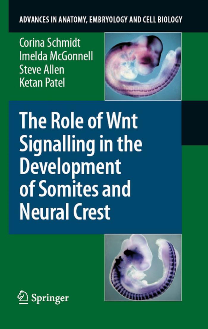 The Role of Wnt Signalling in the Development of Somites and Neural Crest (Advances in Anatomy, Embryology and Cell Biology) by Corina Schmidt Imelda McGonnell Steve Allen Ketan Patel