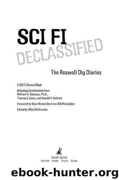 The Roswell Dig Diaries by SCI FI Channel