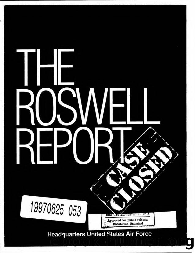 The Roswell report : case closed by McAndrew James 1963-